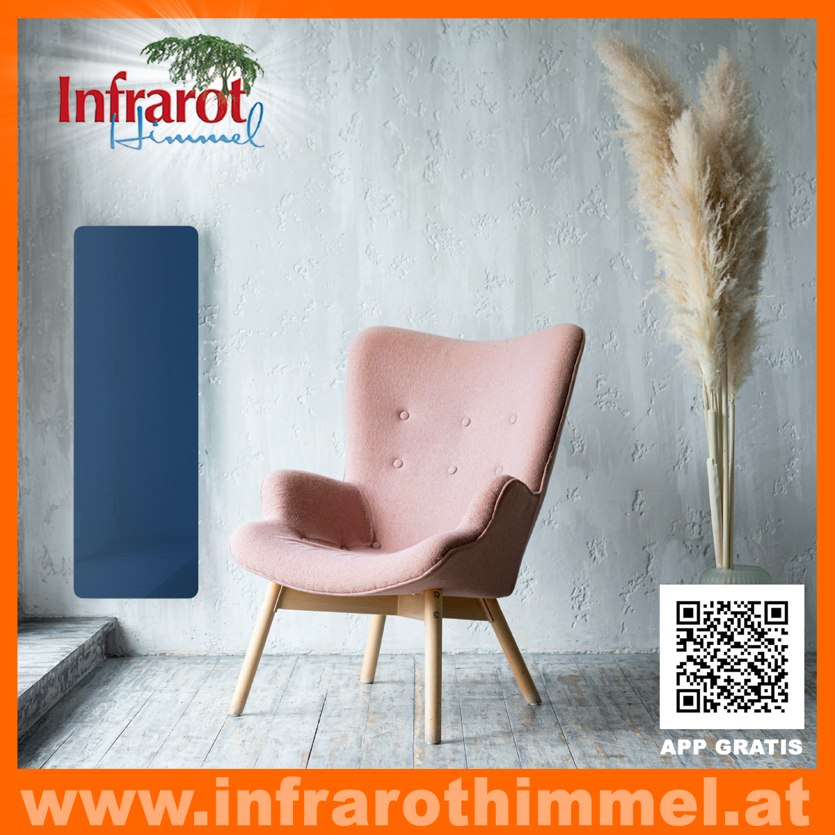 Infrarotheizung FAQ: Blaue Celsius T4