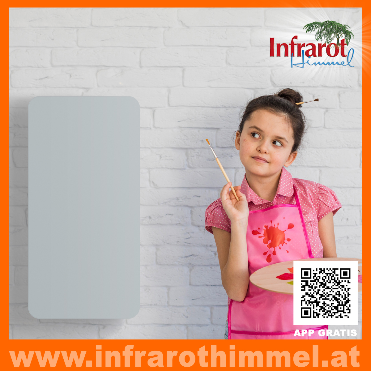 Celsius T2 Infrarotheizung in Weiß